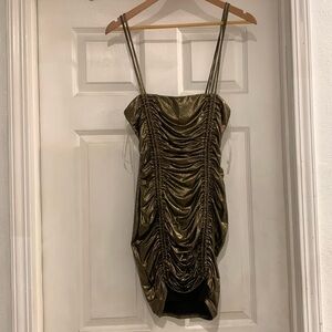 Metallic dress
